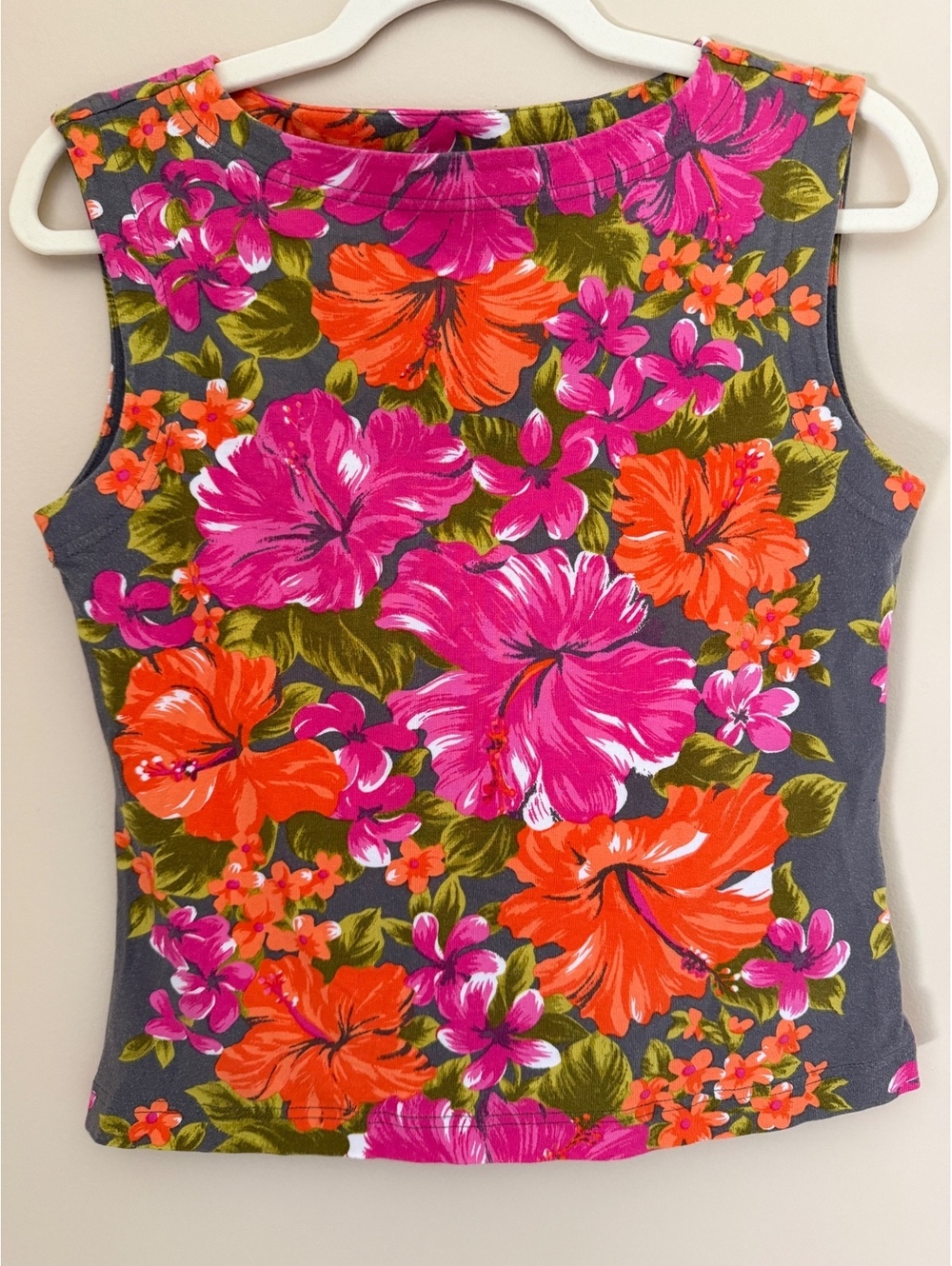 y2k Tracy Feith modal/cotton/spandex sleeveless top